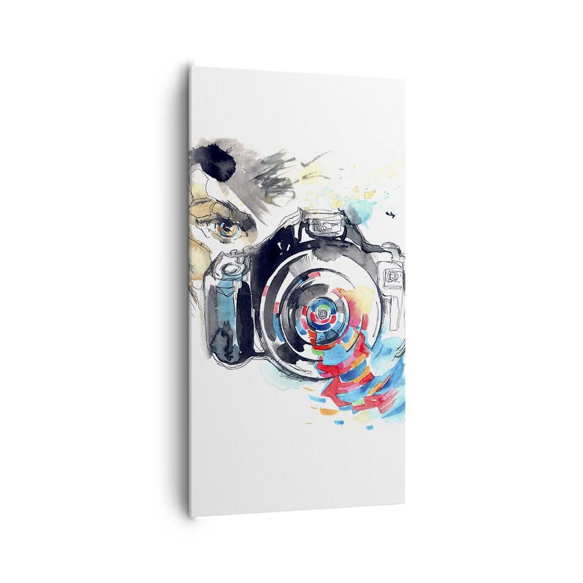 Tablou pe pânză - În ochiul obiectivului - 65x120 cm