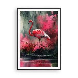 Poster în ramă neagră - O lecție de farmec natural - 70x100 cm