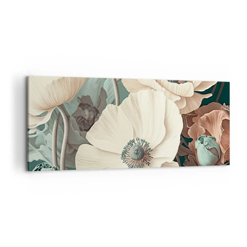 Tablou pe pânză - Șoapta macilor - 100x40 cm
