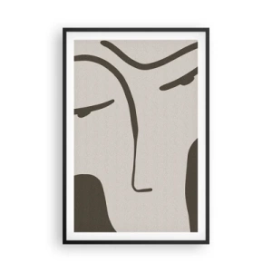 Poster în ramă neagră - Ca într-un tablou de Modigliani - 61x91 cm