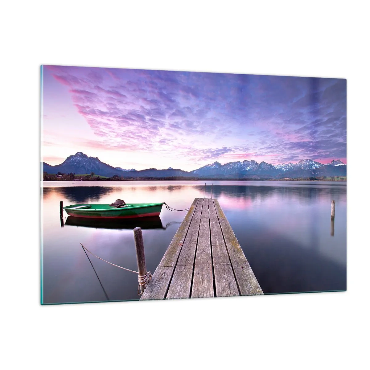 Tablou pe sticlă - Tăcere prietenoasă - 120x80 cm