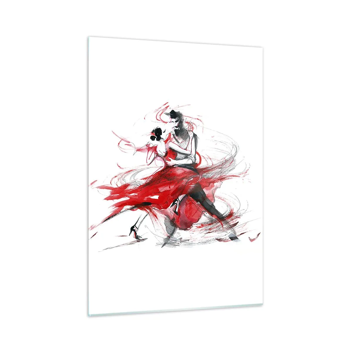 Tablou pe sticlă - Tango - ritmul pasiunii - 50x70 cm