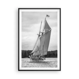 Poster în ramă neagră - Frații vântului - 61x91 cm