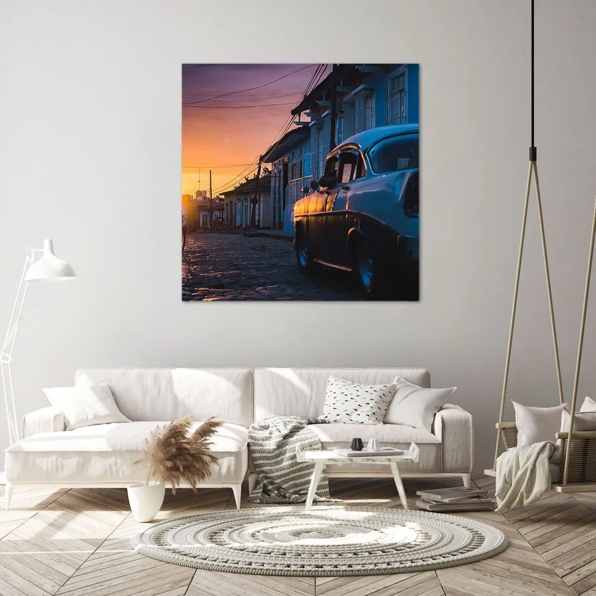 Tablou pe pânză - Aici timpul încetinește - 50x50 cm