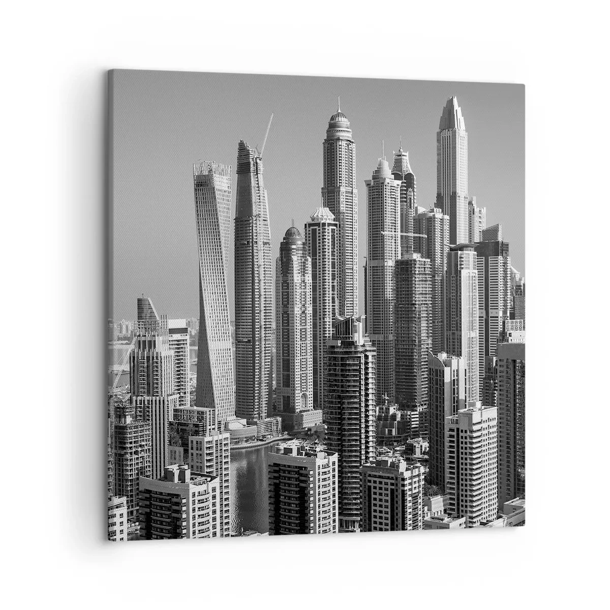 Tablou pe pânză - Orașul de deasupra deșertului - 50x50 cm