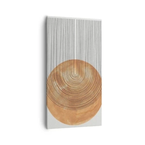 Tablou pe pânză - Compoziția solară - 55x100 cm