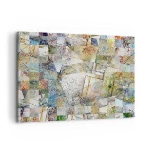 Tablou pe pânză - Remaniere geometrică - 100x70 cm