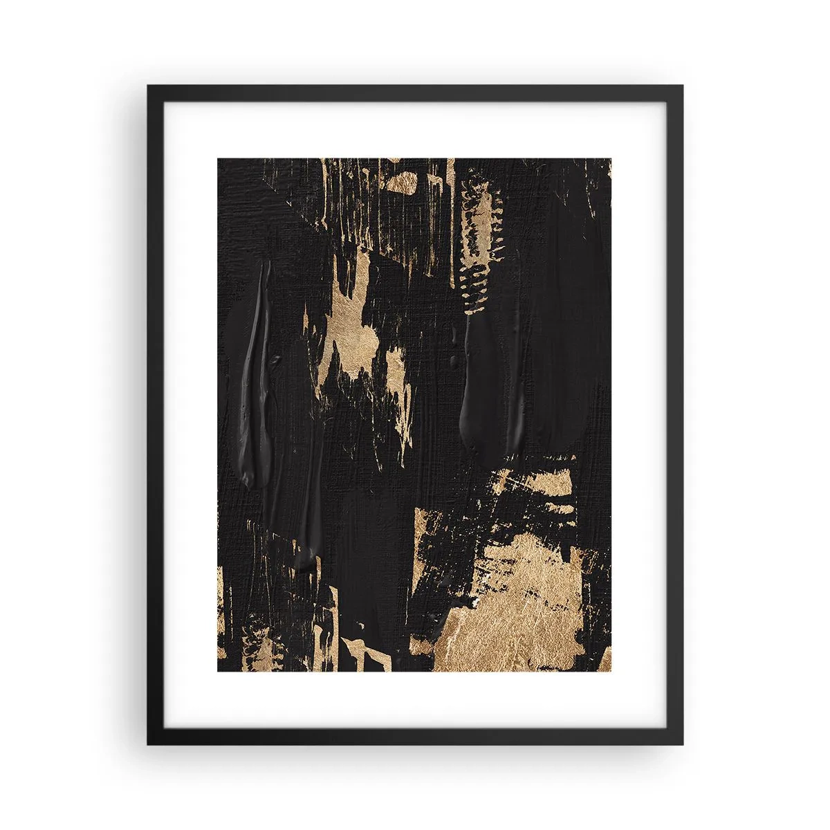 Poster în ramă neagră - O urmă de atingere - 40x50 cm