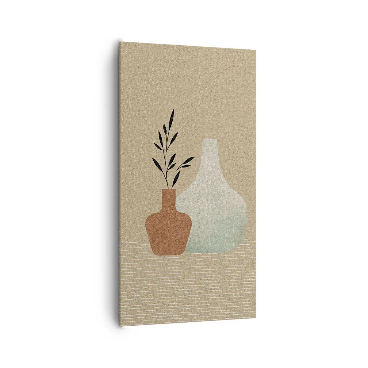 Tablou pe pânză - Vasul și ideea sa - 65x120 cm