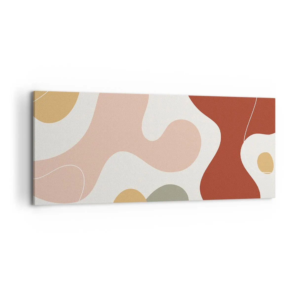 Tablou pe pânză - Pete colorate? - 120x50 cm