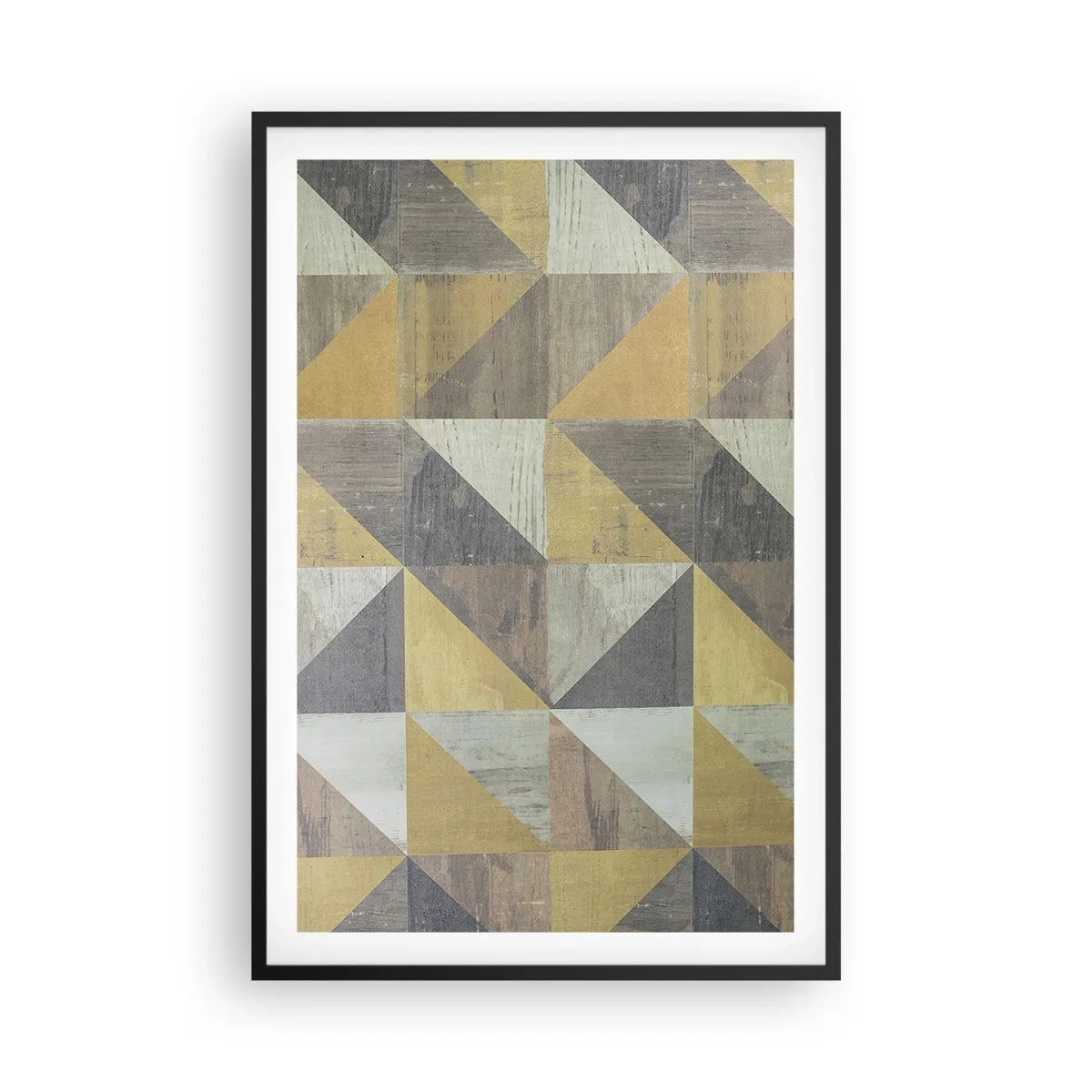 Poster în ramă neagră - La unghiul triunghiului - 61x91 cm