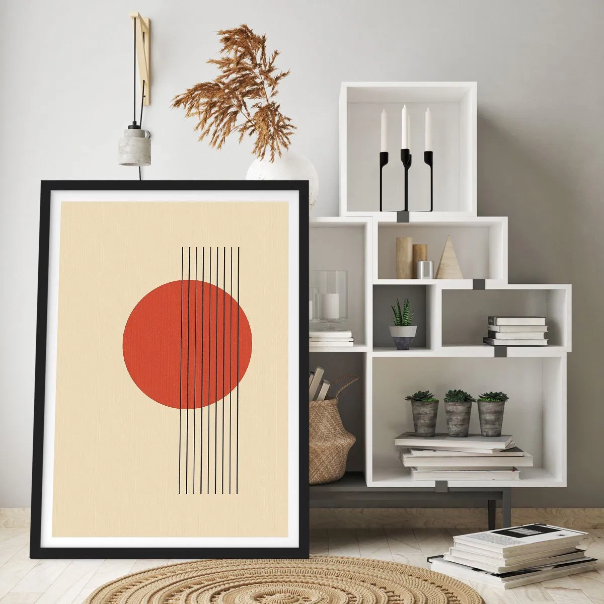 Poster în ramă neagră - În continuare - 70x100 cm