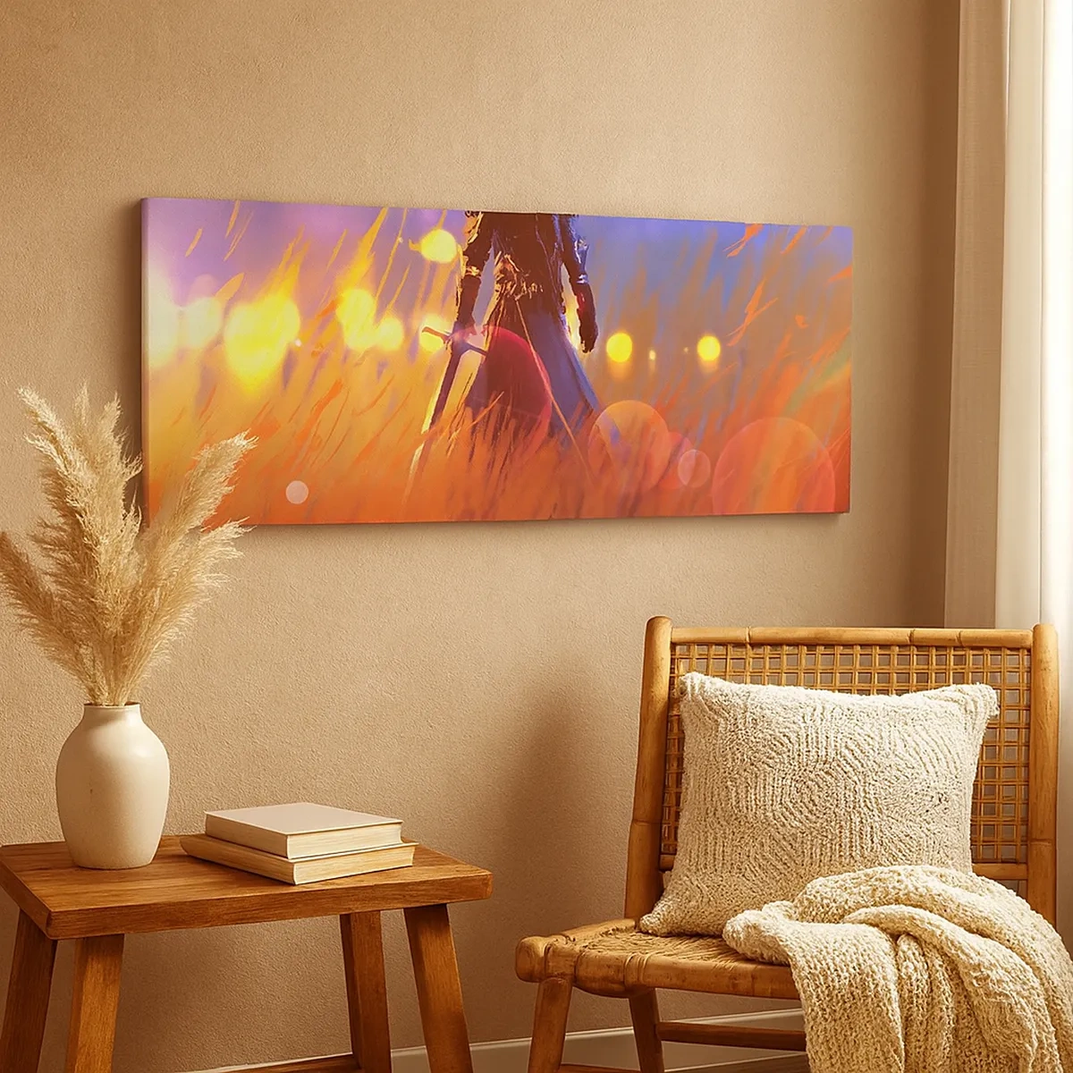 Tablou pe pânză - Cavalerul greșit - 30x30 cm