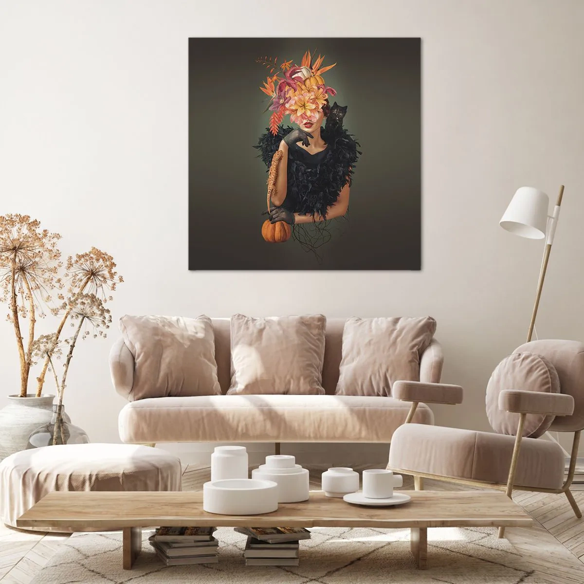 Tablou pe pânză - Magia vrăjitoarei - 30x30 cm