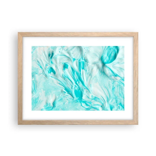 Poster în ramă de stejar deschis - Împreună pentru totdeauna - 40x30 cm