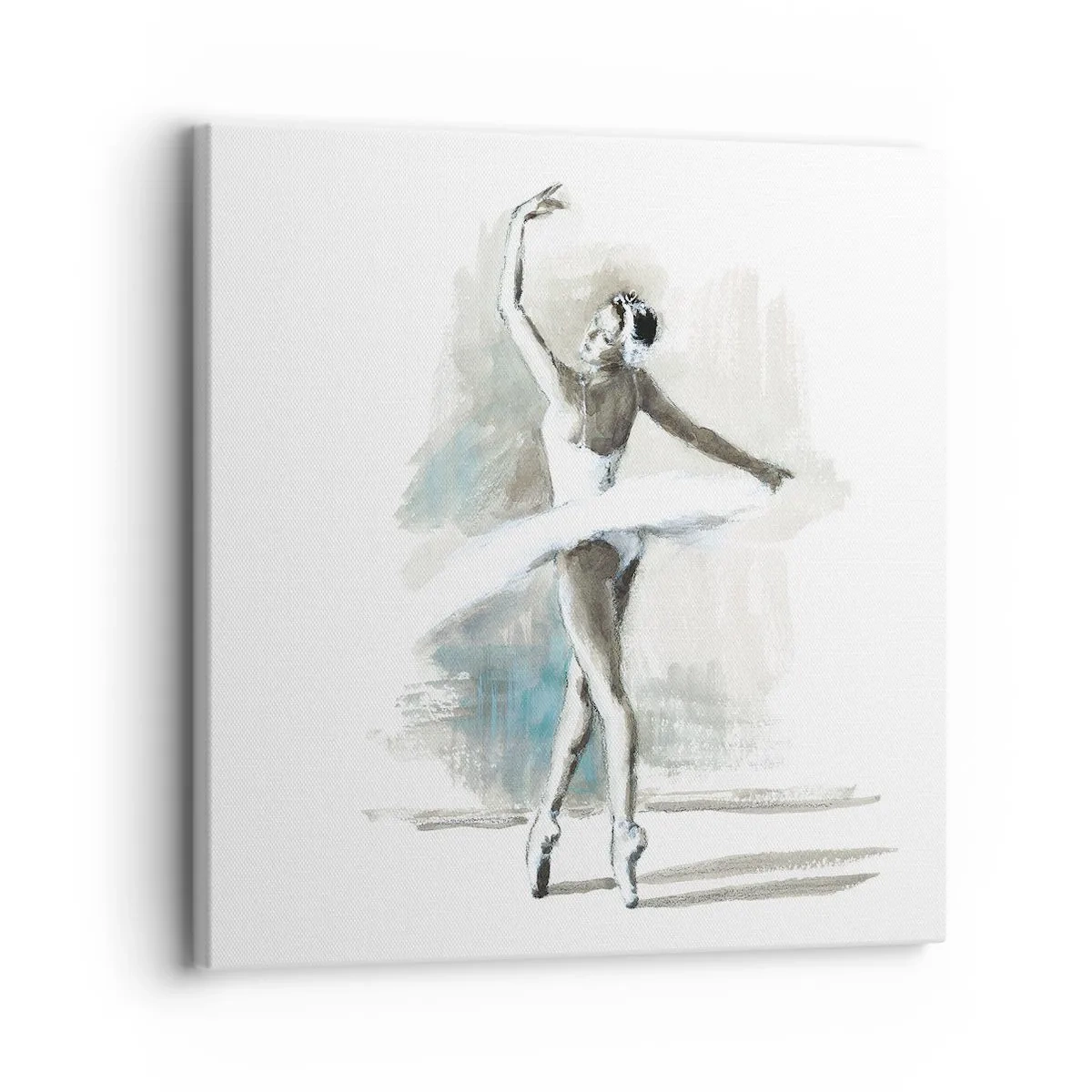 Tablou pe pânză - Fermecată într-o lebădă - 30x30 cm