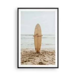 Poster în ramă neagră - Din dragoste pentru valuri - 61x91 cm