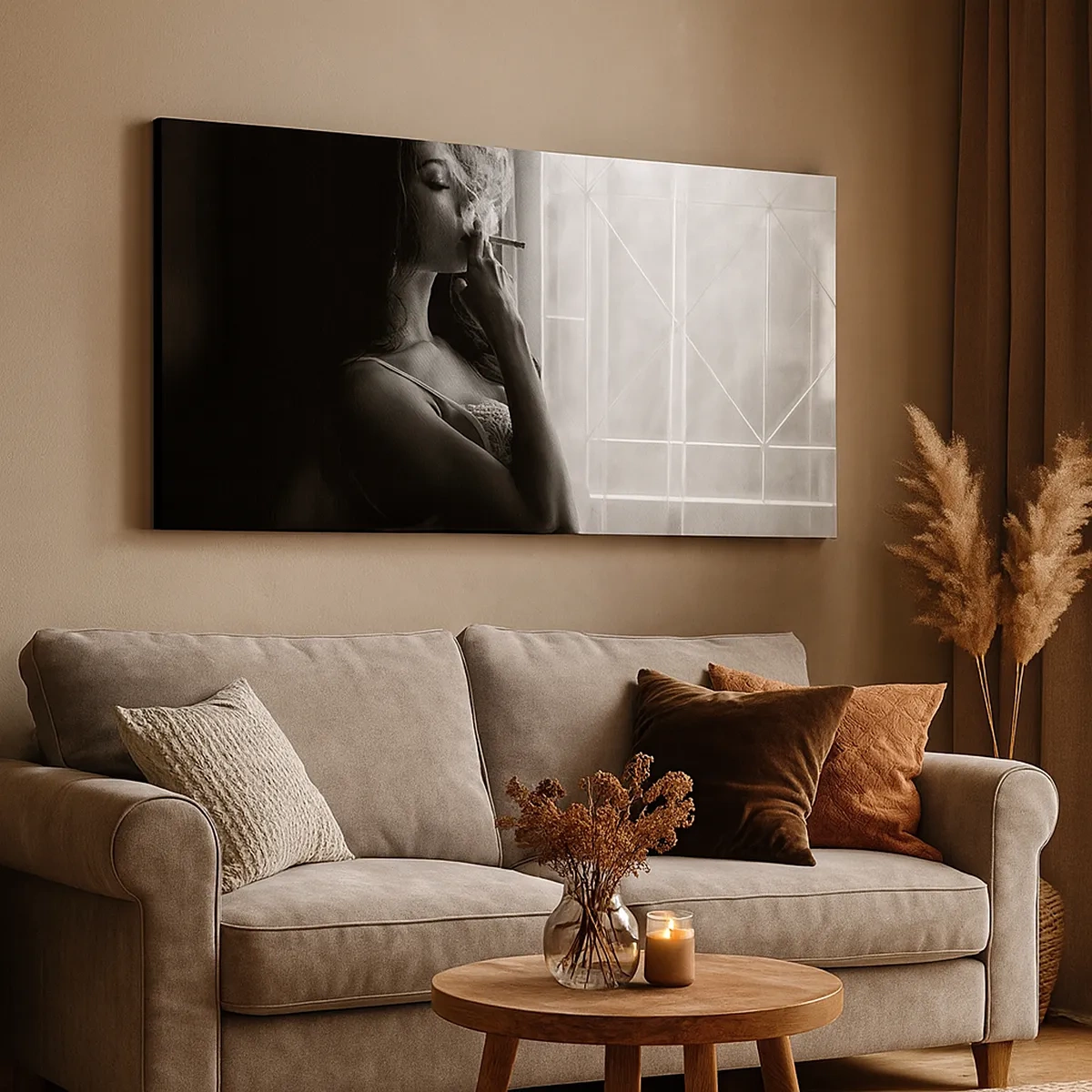 Tablou pe pânză - Un moment senzual - 30x30 cm