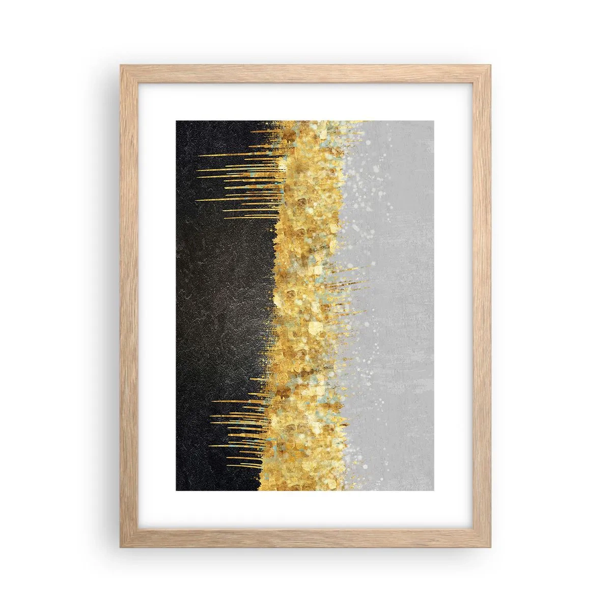 Poster în ramă de stejar deschis - Înăuntru și în sus - 30x40 cm