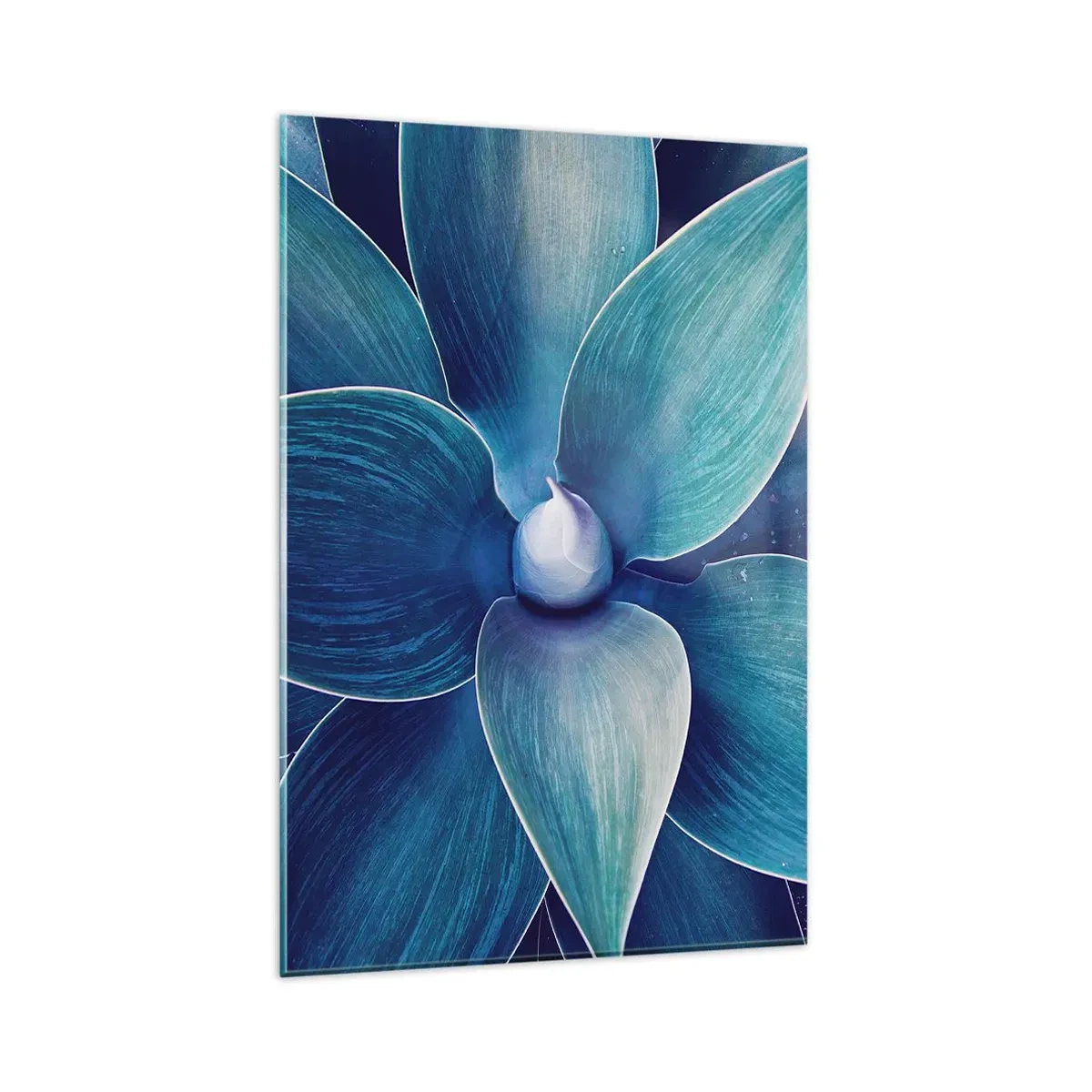 Tablou pe sticlă - A furat albastrul de la cer - 80x120 cm