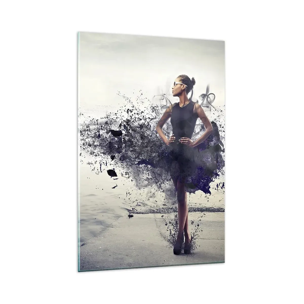 Tablou pe sticlă - Venus africană - 80x120 cm