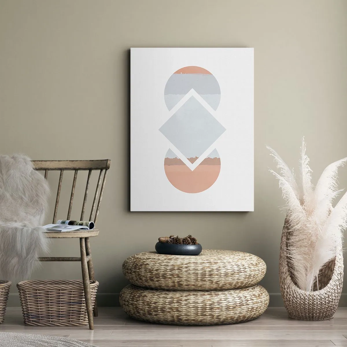 Tablou pe pânză - Situația este clară - 65x120 cm