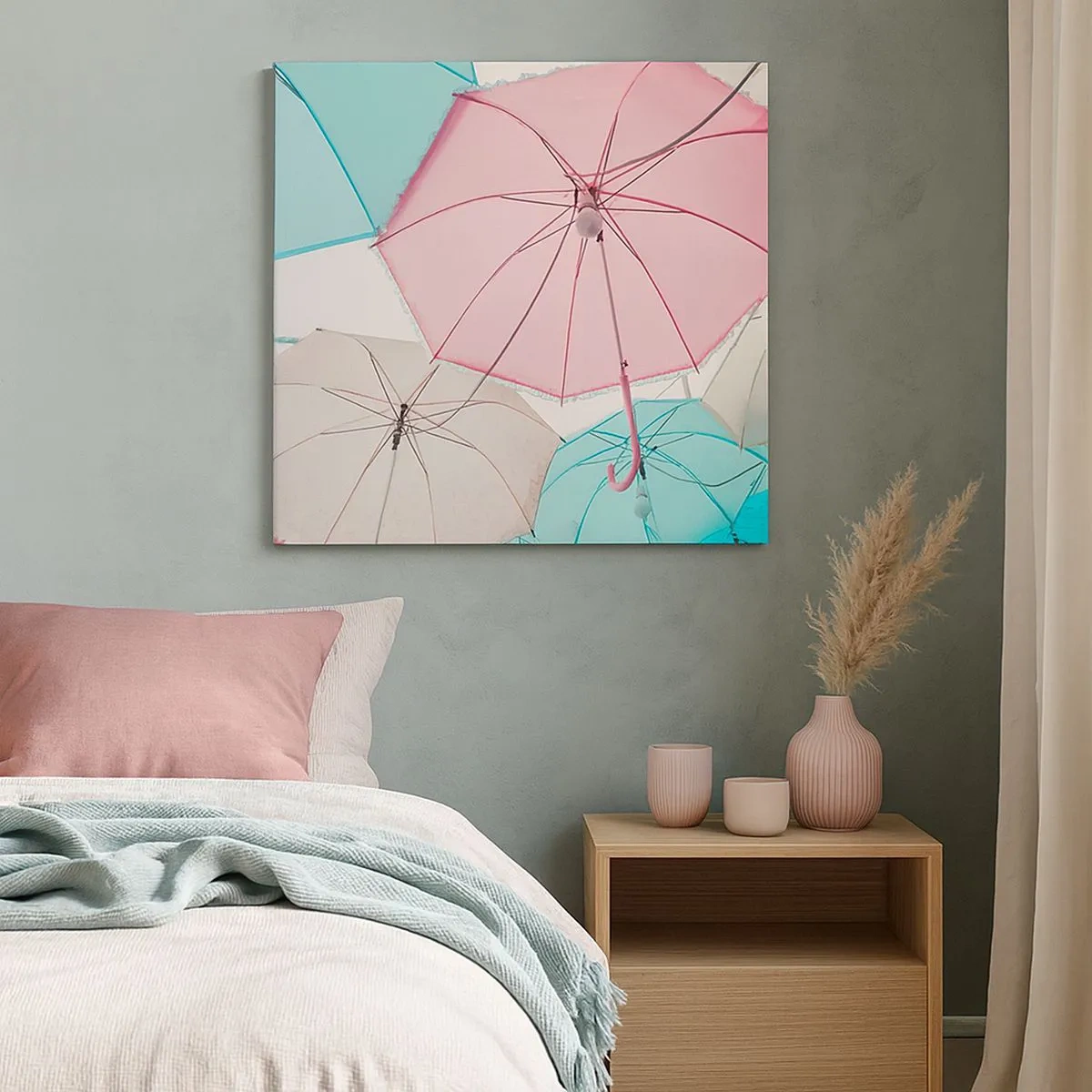 Tablou pe pânză - Uneori soare, alteori ploaie - 30x30 cm