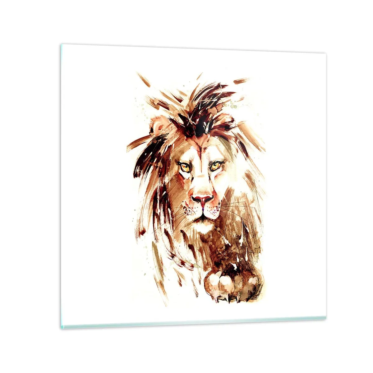 Tablou pe sticlă - Putere și demnitate - 40x40 cm