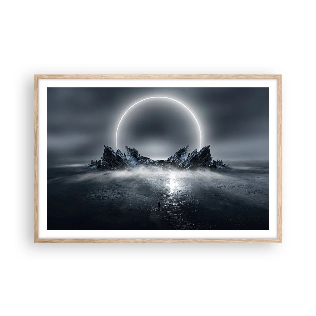 Poster în ramă de stejar deschis - Final de poveste - 91x61 cm