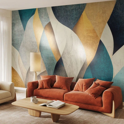 Tapet Premium Sand - Ritm și ondulare - Abstracția, Bucată, Uzat - 450x315 cm