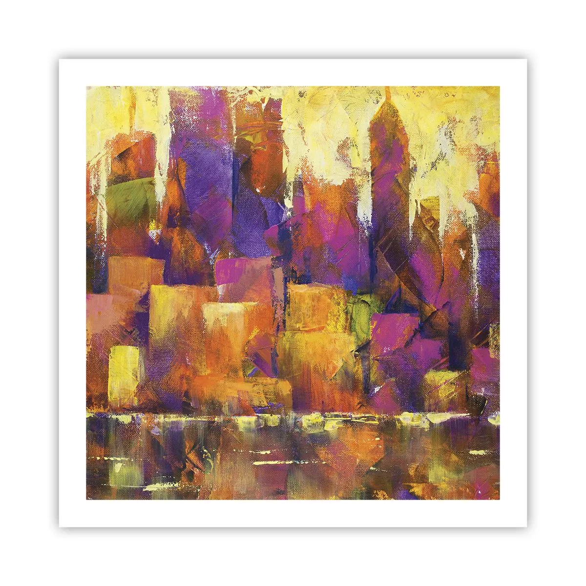 Poster - Compoziția metropolitană - 60x60 cm