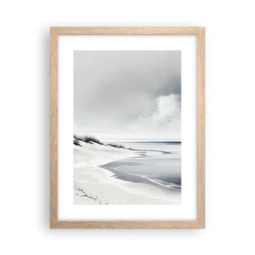 Poster în ramă de stejar deschis - Întotdeauna împreună - 30x40 cm