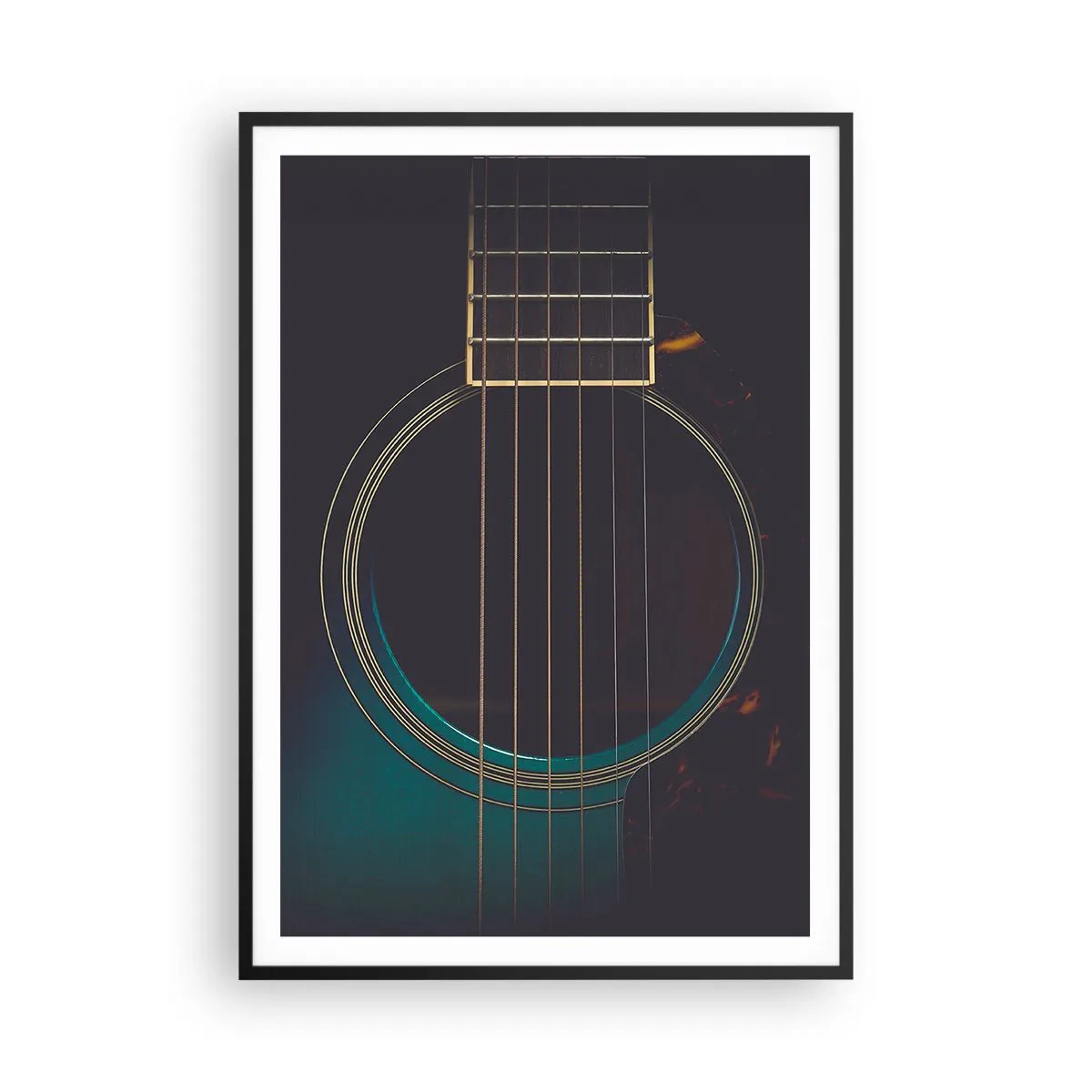 Poster în ramă neagră - O clipă înainte de a suna - 70x100 cm
