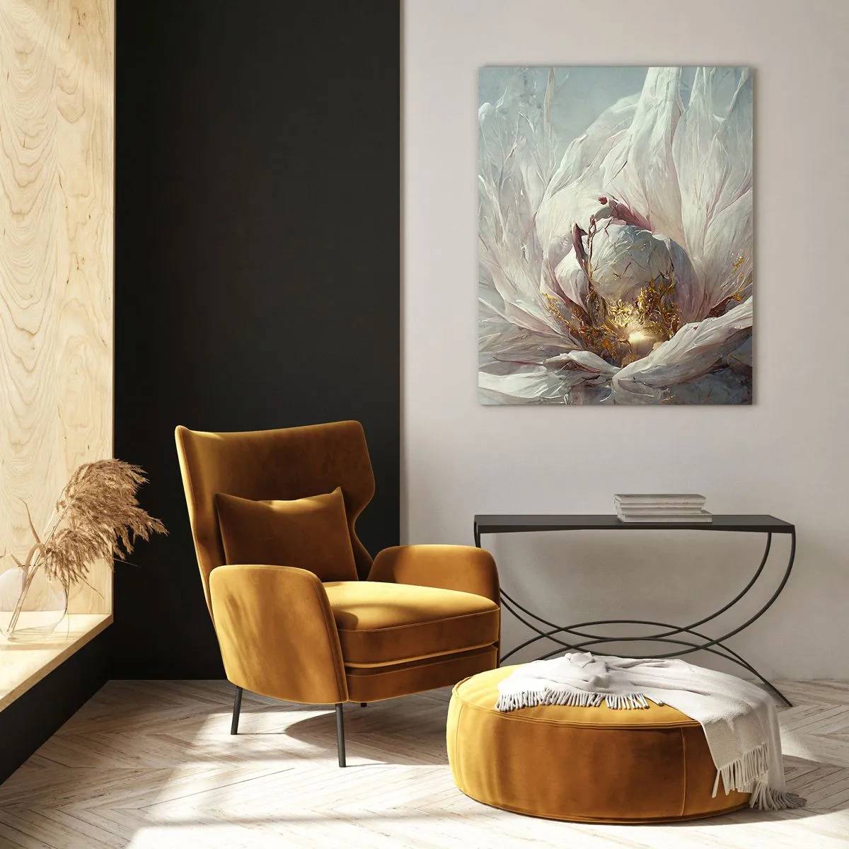 Tablou pe sticlă - Înflorește o dată la o sută de ani - 80x120 cm