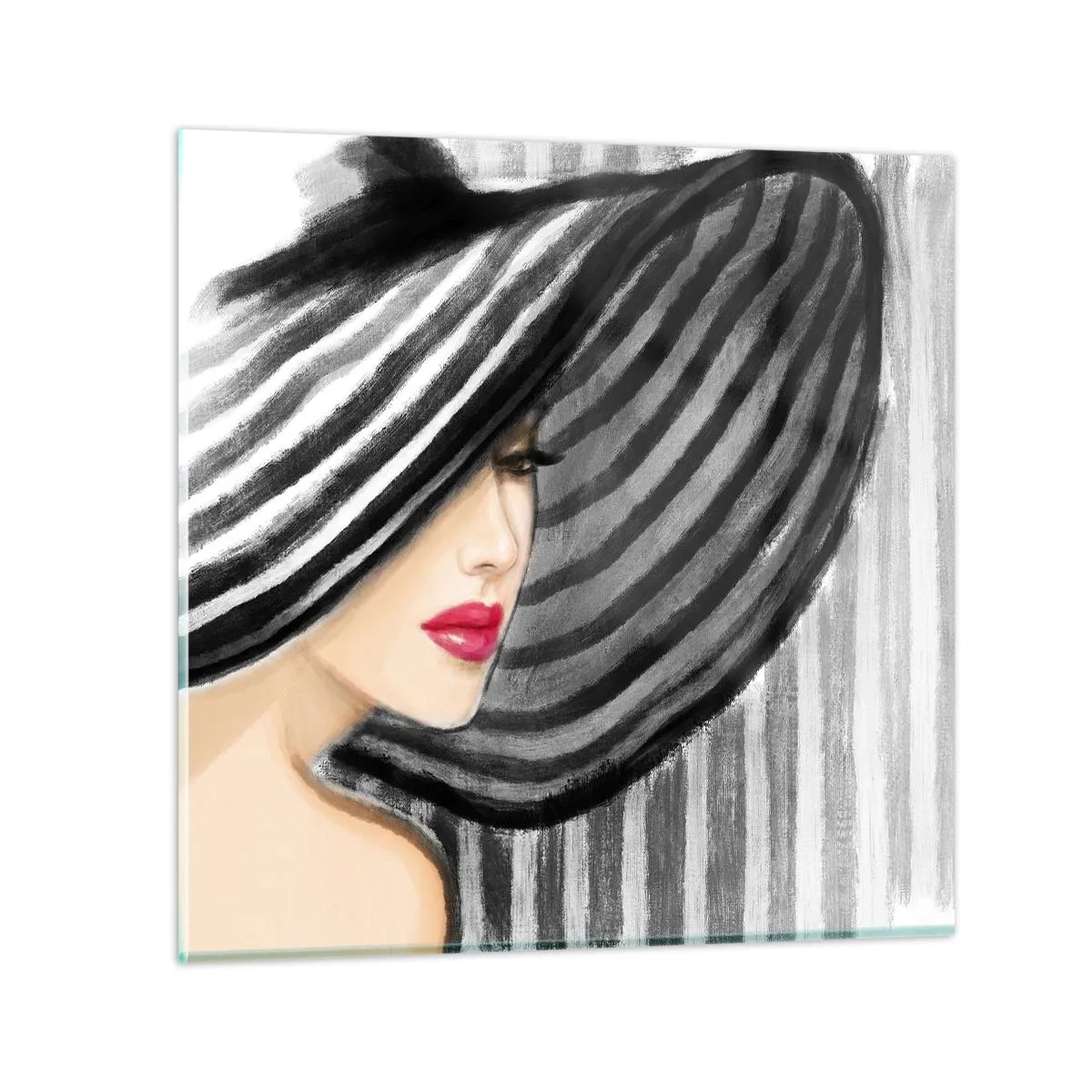 Tablou pe sticlă - Unde te pot găsi? - 30x30 cm