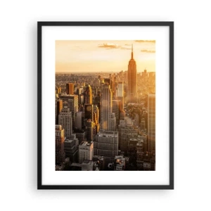 Poster în ramă neagră - Crescând la soare - 40x50 cm