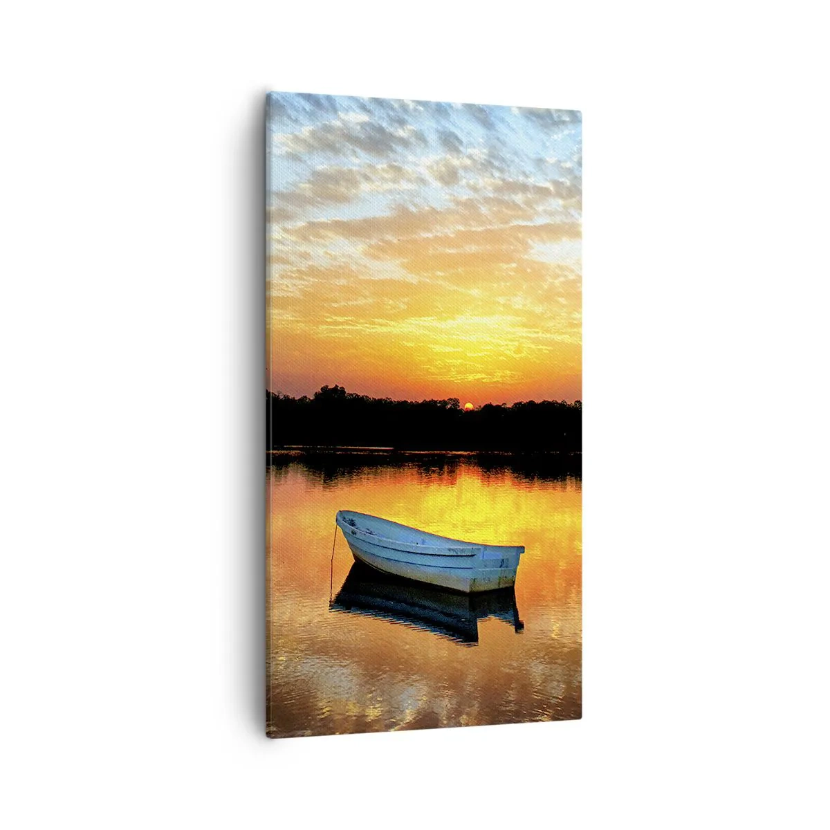 Tablou pe pânză - Privește, ascultă, meditează - 55x100 cm