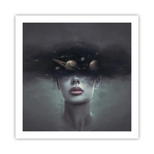 Poster - Și planetele o iau razna... - 60x60 cm