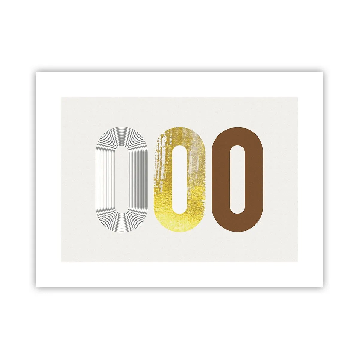 Poster - Ooo! - 40x30 cm