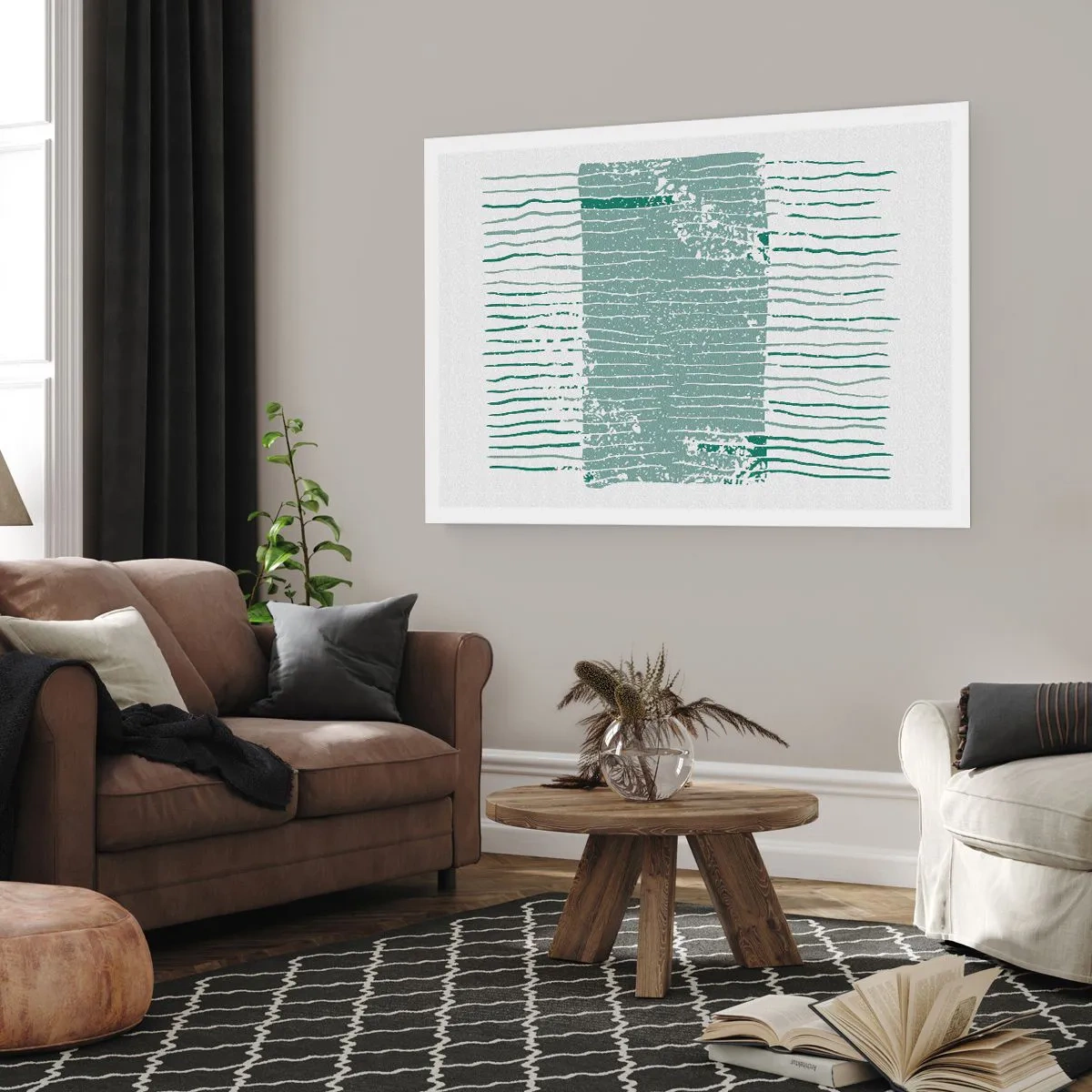 Poster - Abstracție marină - 100x70 cm