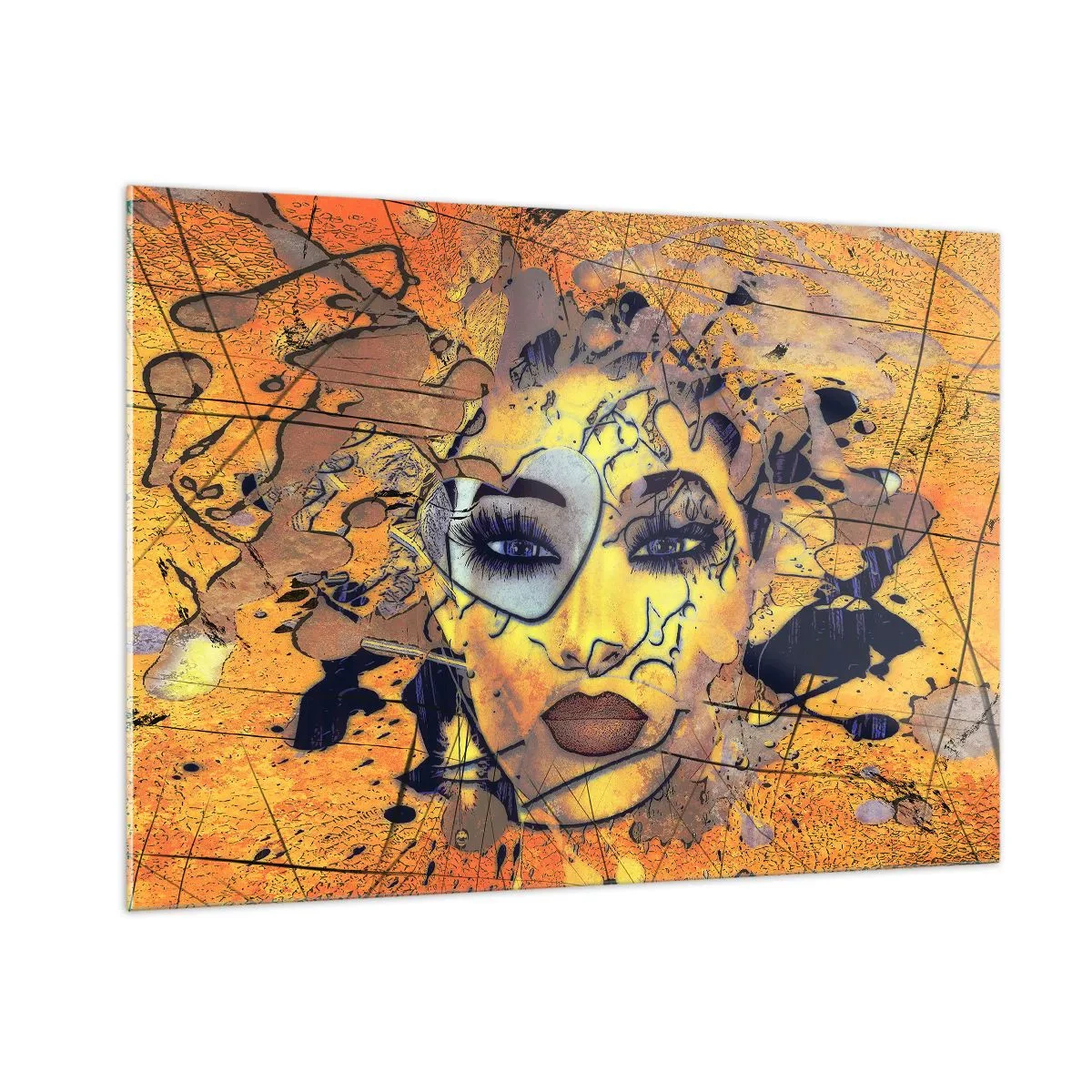 Tablou pe sticlă - Frumusețe însorită - 100x70 cm