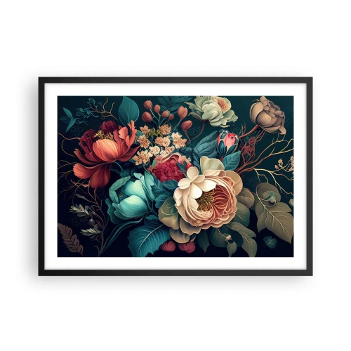 Poster în ramă neagră - Farmecul secolului al XIX-lea - 70x50 cm