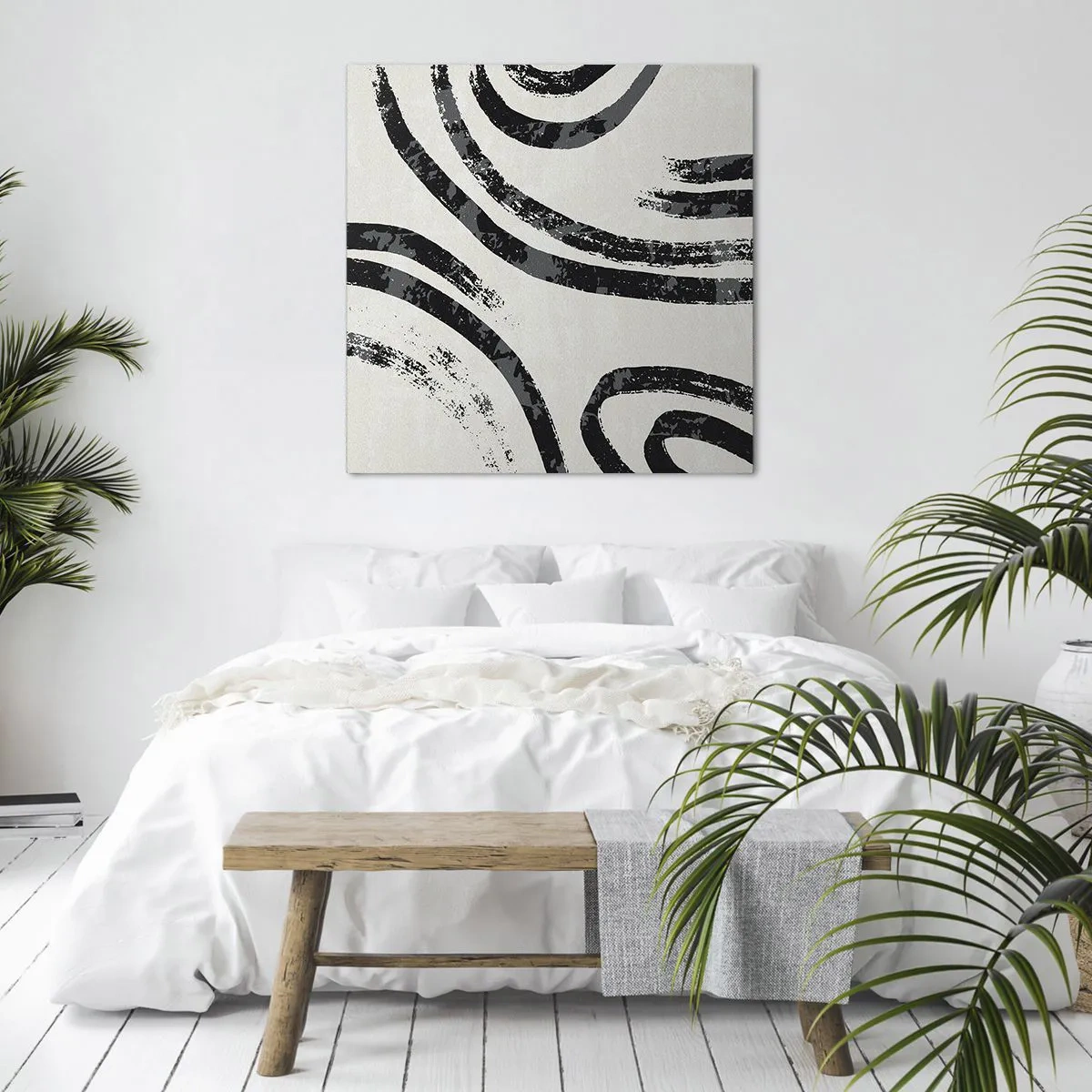 Tablou pe pânză - Pe jumătate oprit - 60x60 cm