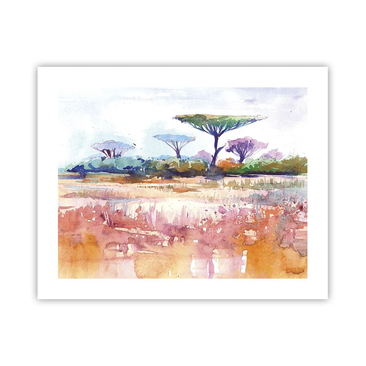 Poster - Culorile savanei - 50x40 cm