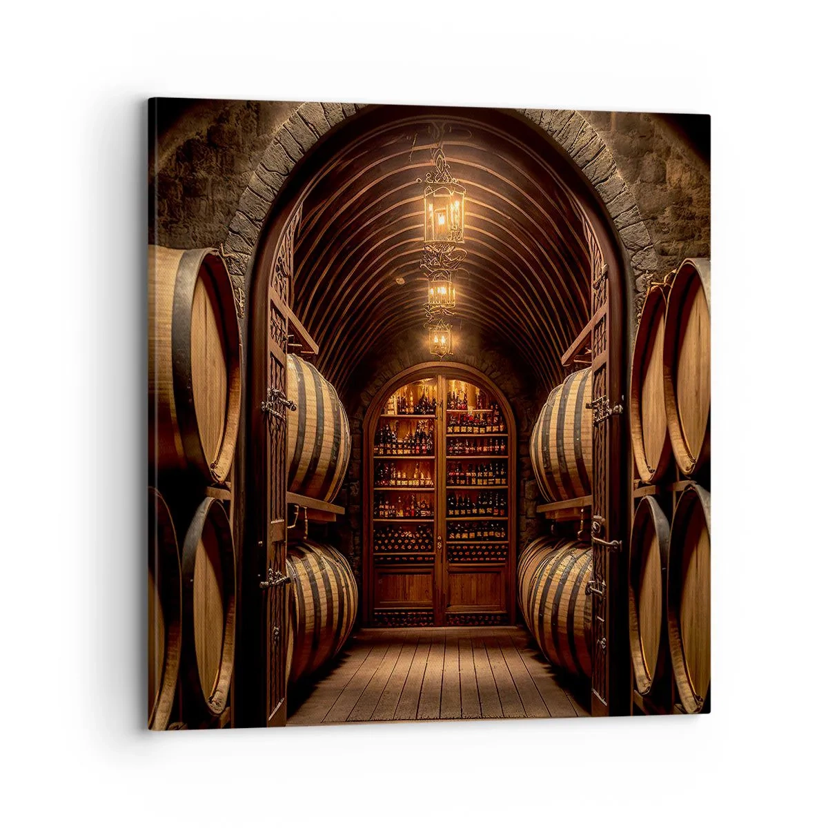 Tablou pe pânză - Beciul cu atmosferă - 70x70 cm