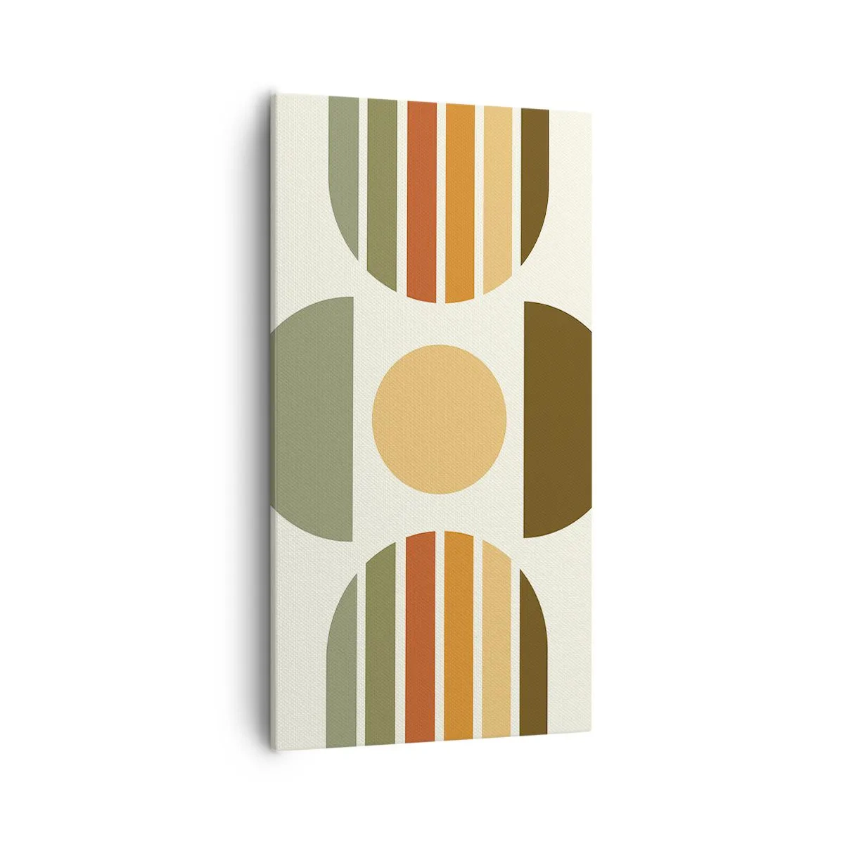 Tablou pe pânză - În culorile pământului - 55x100 cm