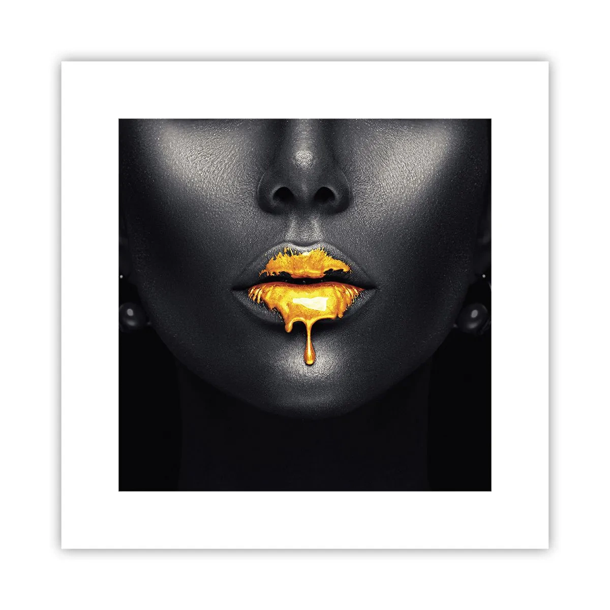 Poster - Buzele de aur - 30x30 cm