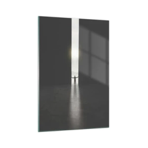 Tablou pe sticlă - Un pas spre un viitor luminos - 70x100 cm