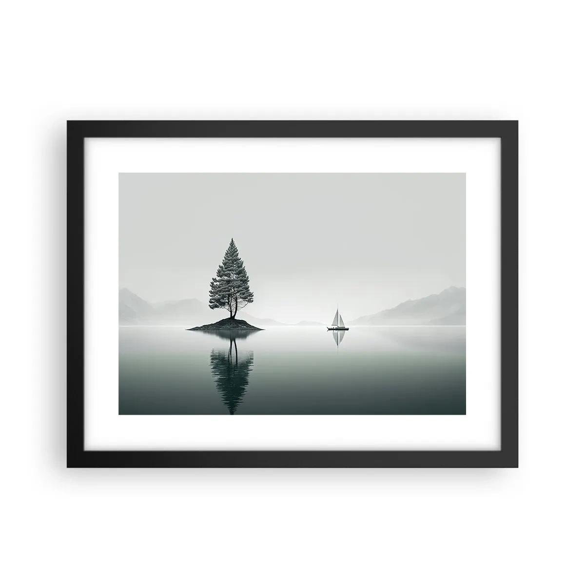 Poster în ramă neagră - Visând cu ochii deschiși - 40x30 cm