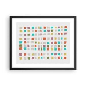 Poster în ramă neagră - Joc necunoscut - 50x40 cm